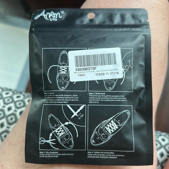 Aman White 520 No Tie Shoelaces - Picture 2 of 3